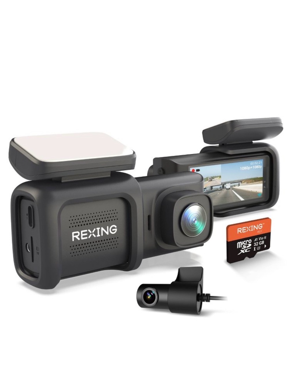 Rexing Front and Rear Dash Camera